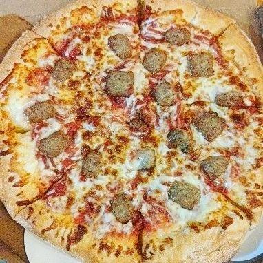 Italian sausage pizza