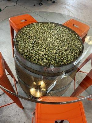 Table with Hops!