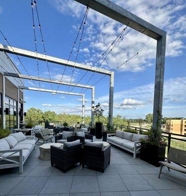 Large outdoor space on the 3rd floor