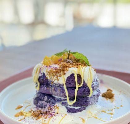 Ube Souffle Pancake  - Heavenly