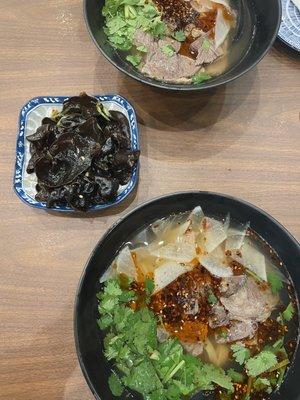 Wood Ear Mushroom Salad Signature Lan Zhou Beef Noodles