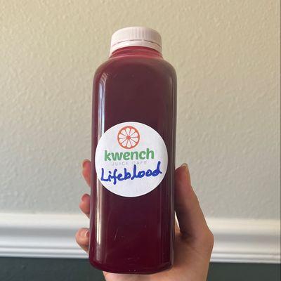 Lifeblood Raw juice