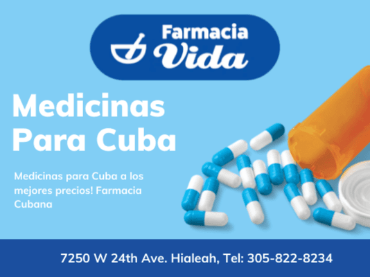 farmacia latina. medicinas a cuba