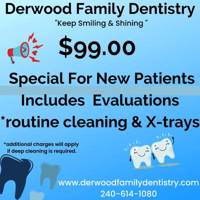 New Patients Spl by Derwood Family Dentistry