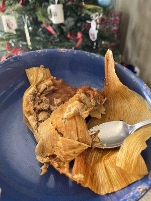 Beef tamale goodness!