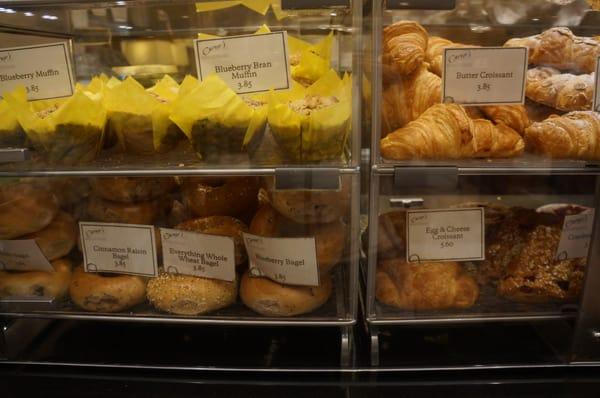 Caruso's breakfast set-up.  Across from the check-in desk, lobby level