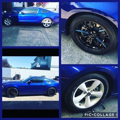 New Rims for this 5.0 Pony !