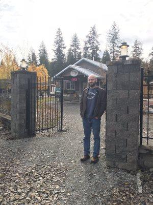 Cute place! Perfect stop on the way to Missoula. Heather's coffee and bakery place is open year round. Brian is all smiles. October 2018