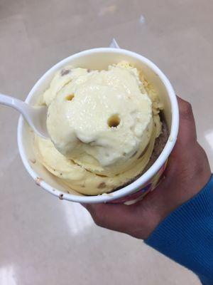 Cookie dough and chocolate malted crunch!