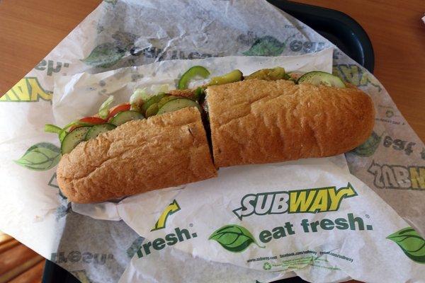 Nice and fresh subway