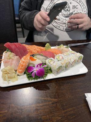 Sushi and Sashimi Combo