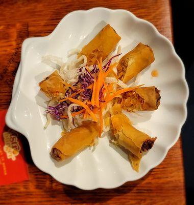 Crispy Spring Roll (purple Thai menu)