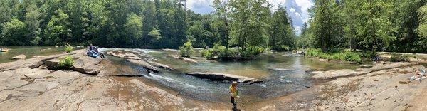 Beautiful Tallulah River at the Riverfalls campground. It is a slice of heaven here!