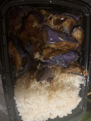 Ordered a pint of eggplant in garlic sauce and this is what I got