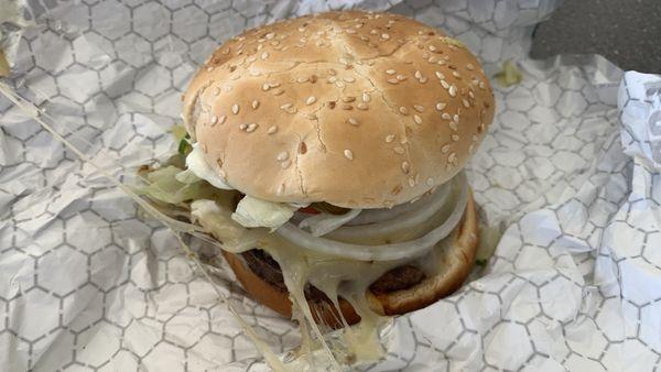 Jalapeno Pepper Jack Cheeseburger