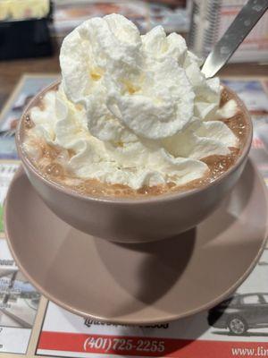 Hot Chocolate with Whip Cream