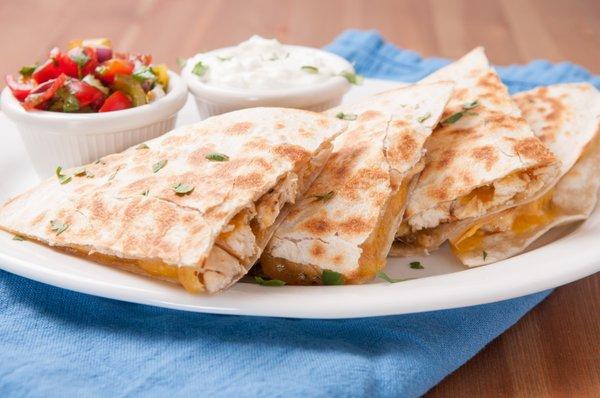 grilled chicken quessadilla