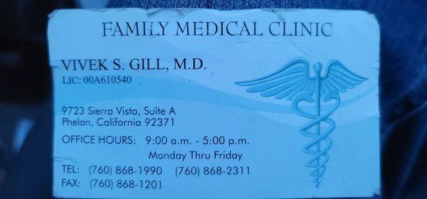 Dr. Business Card