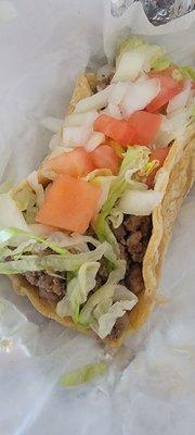 Ground beef taco