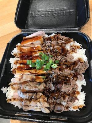 Chicken & Beef Teriyaki large