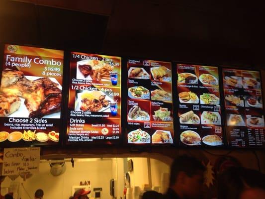 Flaming hot menu screens ;-)