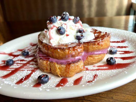 Blueberry Stuffed French Toast