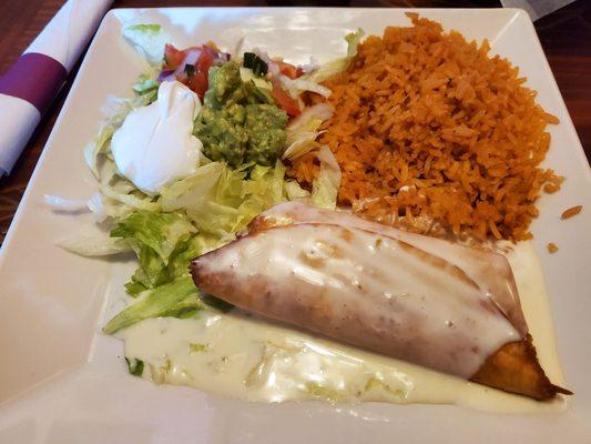 Lunch chimichauga