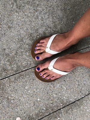 Color changing toes!