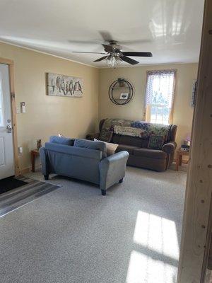 Sitting area at the Manor bed and breakfast section