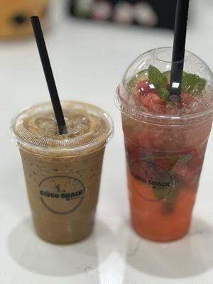 Ordered Vietnamese Coffee and strawberry mojito drinks. Super friendly staff! But overall delicious