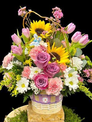 Spring Basket by Sherwood Florist