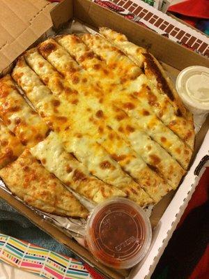 Cheesy garlic bread - a total MUST!