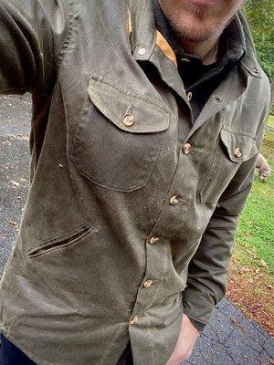 Dehen 1920 Waxed Crissman Overshirt