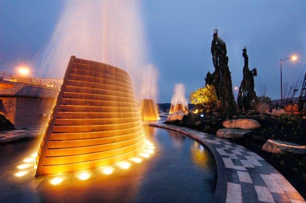 Copper Fountains we fabricated for the City of Bremerton