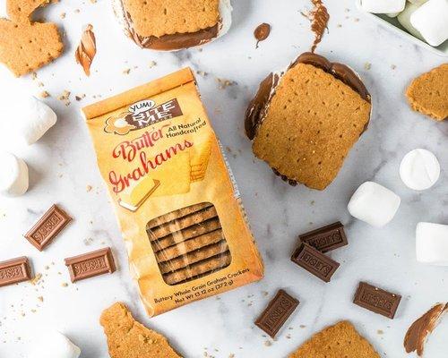 Butter Grahams, give your S'mores an upgrade!