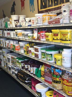 Horse supplements and more.