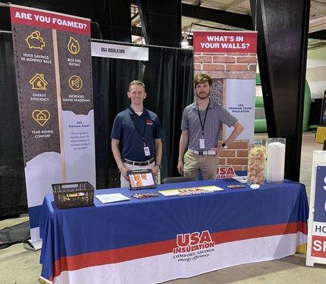 USA Insulation at a home show