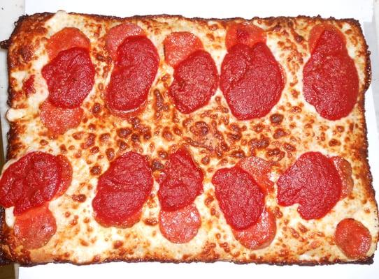 Large Square Pepperoni Pizza!