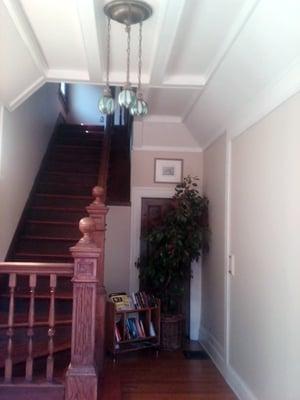 Inside stairs