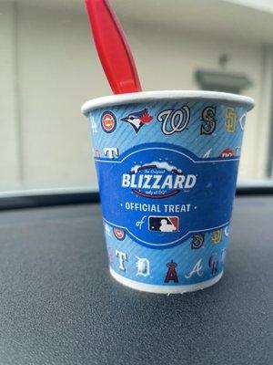 Size of mini blizzard