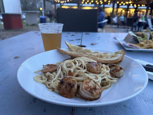 Creole shrimp pasta