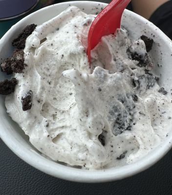 Oreo cookie blizzard