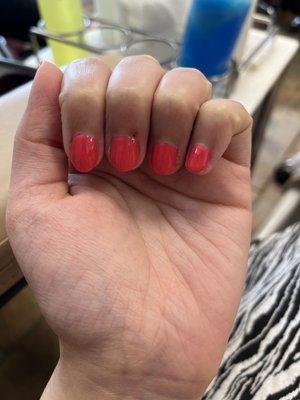 Gel manicure