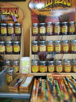 With dozens of scents of incense you are sure to find what you are seeking.