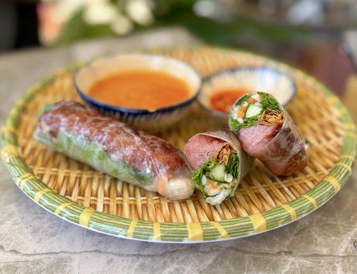 #16 Nem Nướng Cuốn: Grilled Pork Spring Rolls | 2 pc - $8.95