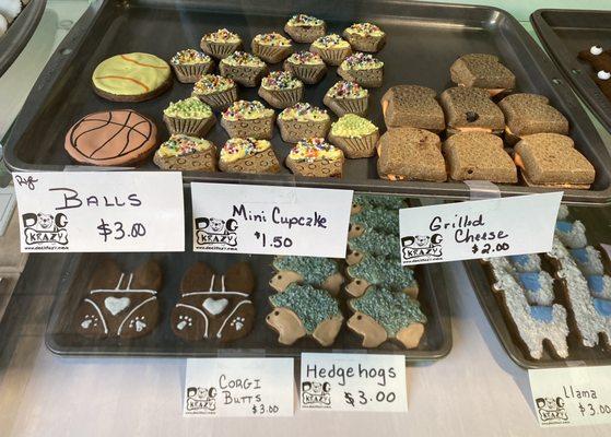 Freshly baked dog treats!