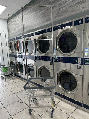 Dryers $0.50 per 15 minutes