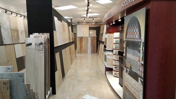 Full selection of floor and wall tile. A large selection of in stock items.