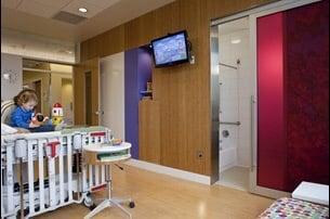 From RCH website, a room like ours with different color accents and we had sliding flatscreen. Accurate depiction, true size!