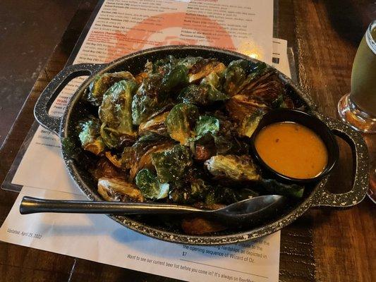 Brussels Sprouts appetizer.